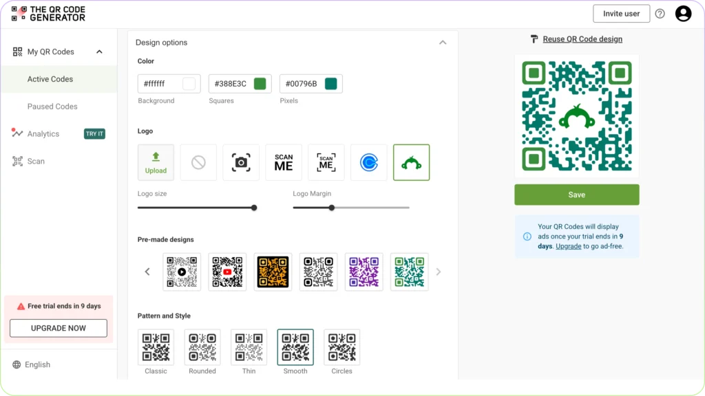 Customize SurveyMonkey QR Code