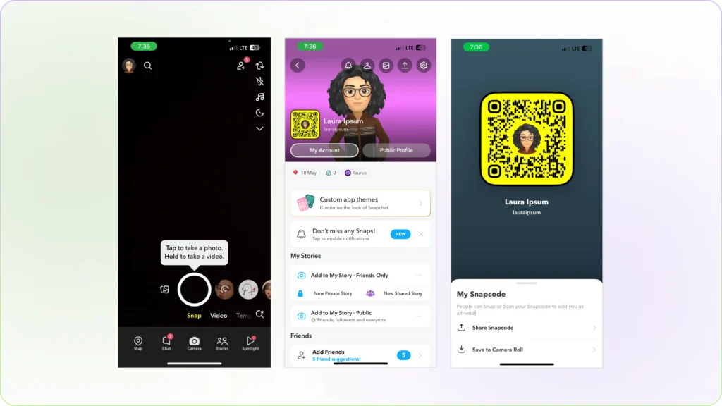 Find your snapchat qr code