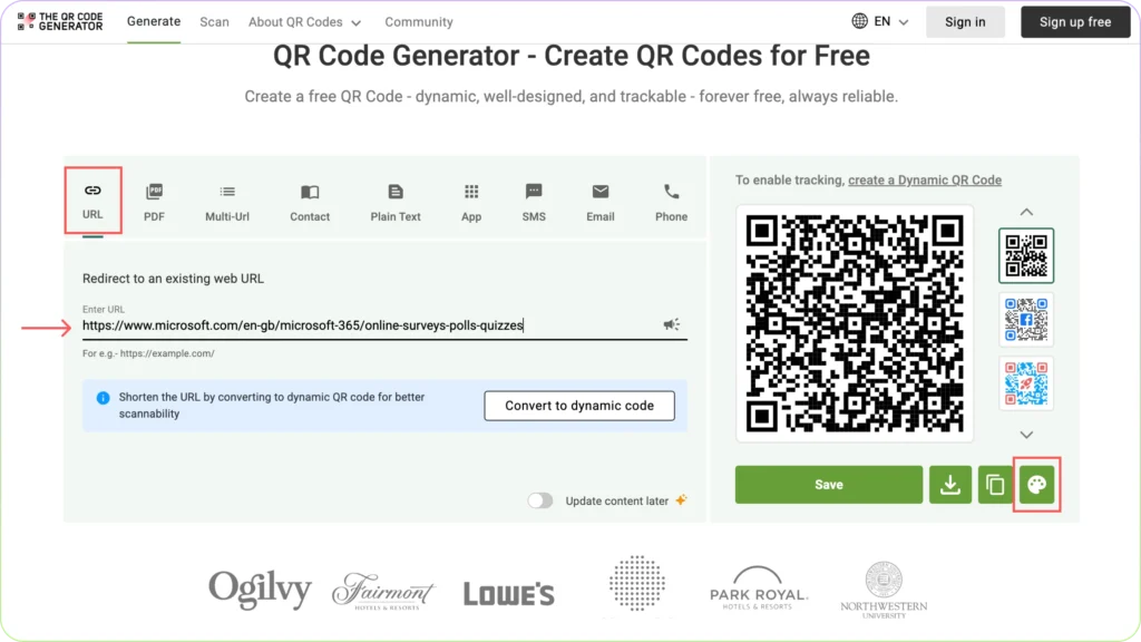 the qr code generator - create microsoft form qr