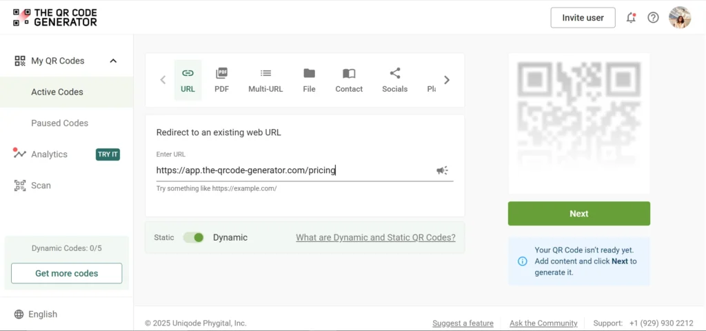 Creating your QR Code with TQRCG