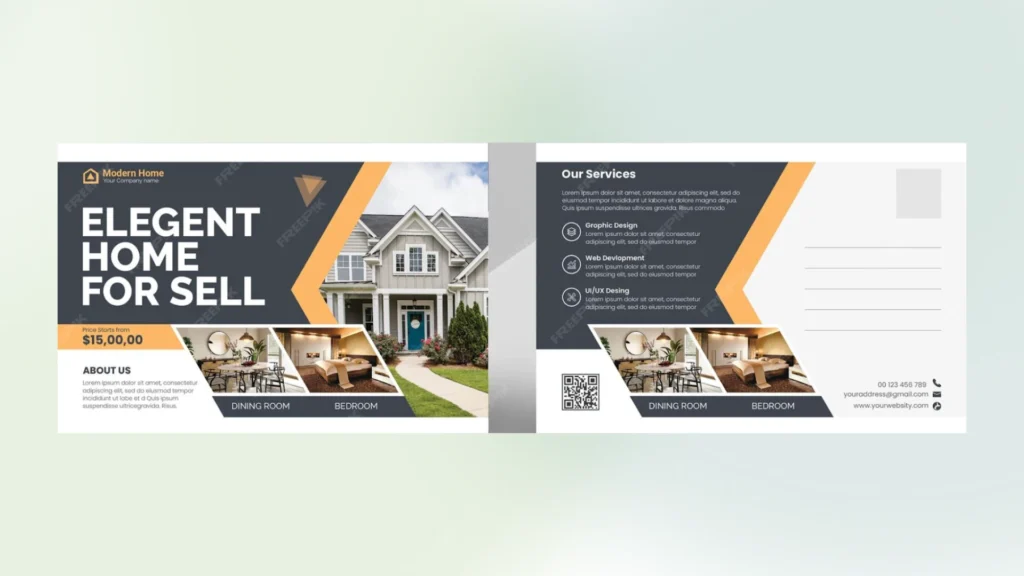 Postcards with QR Code