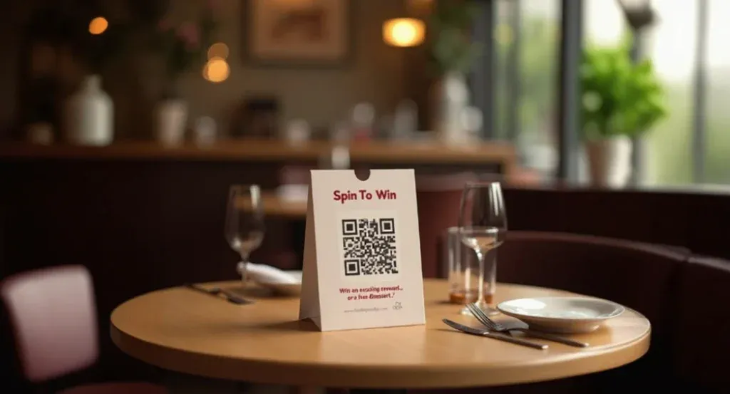 Spin the wheel upsell campaign