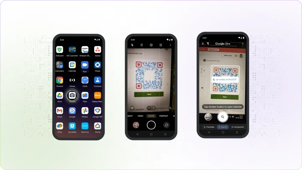 Scan a QR code on Android using native camera app