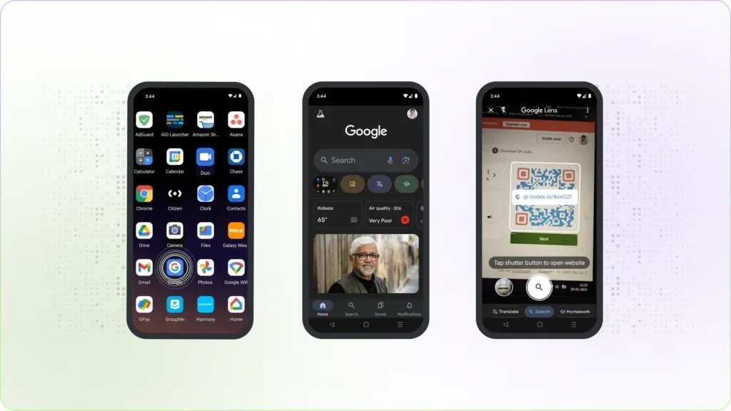 Scan QR using Google App