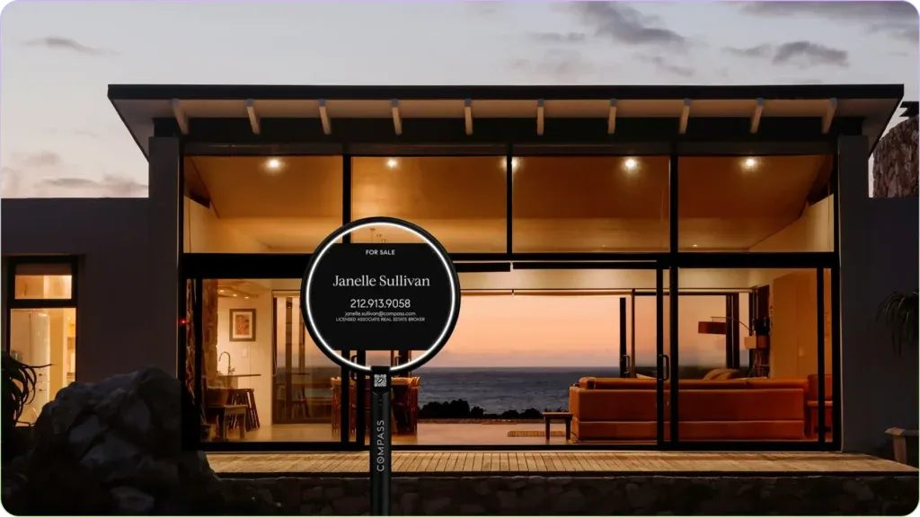 QR Code in real estate signage