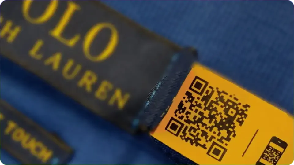QR Code used by apparel brands
