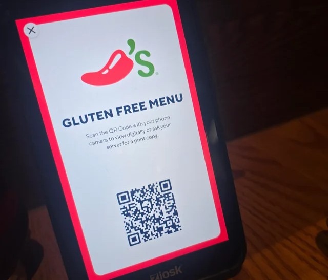 Chili's QR code example