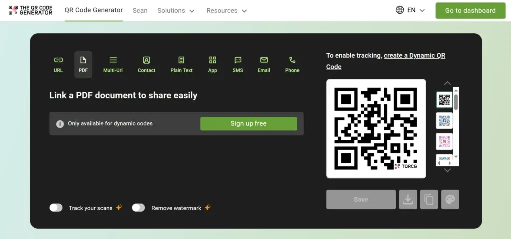 choose the right QR Code type