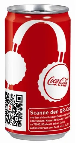 coca cola QR code example