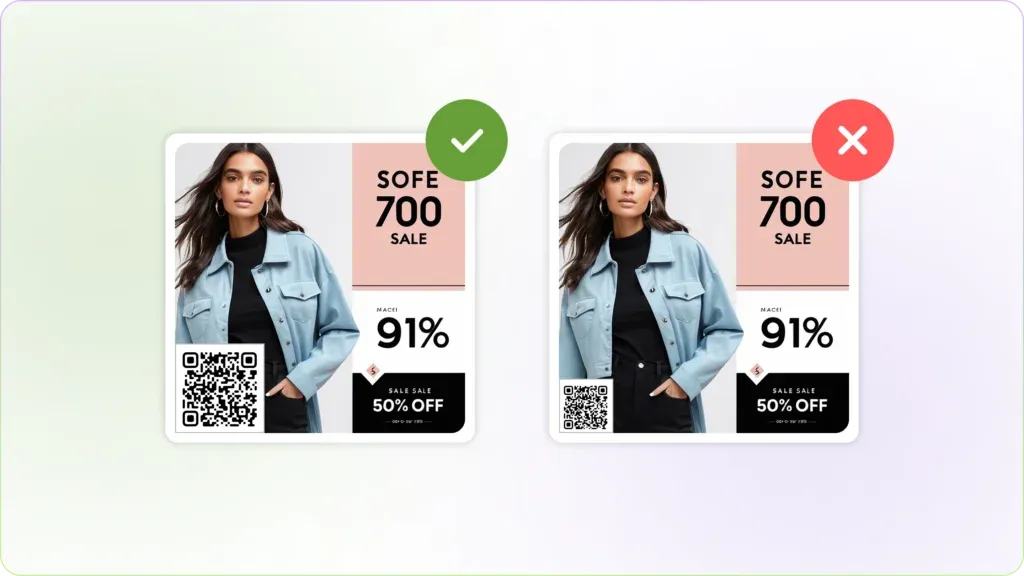 incorrect QR Code sizing