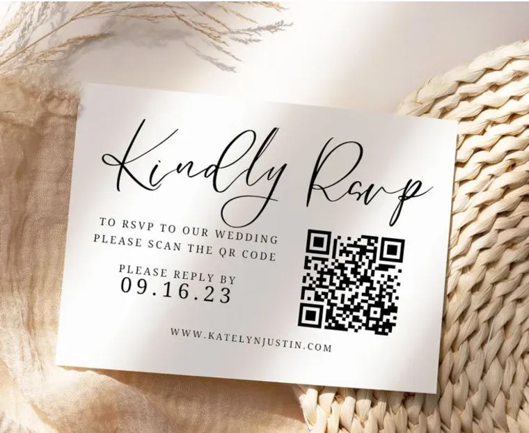 wedding qr code example