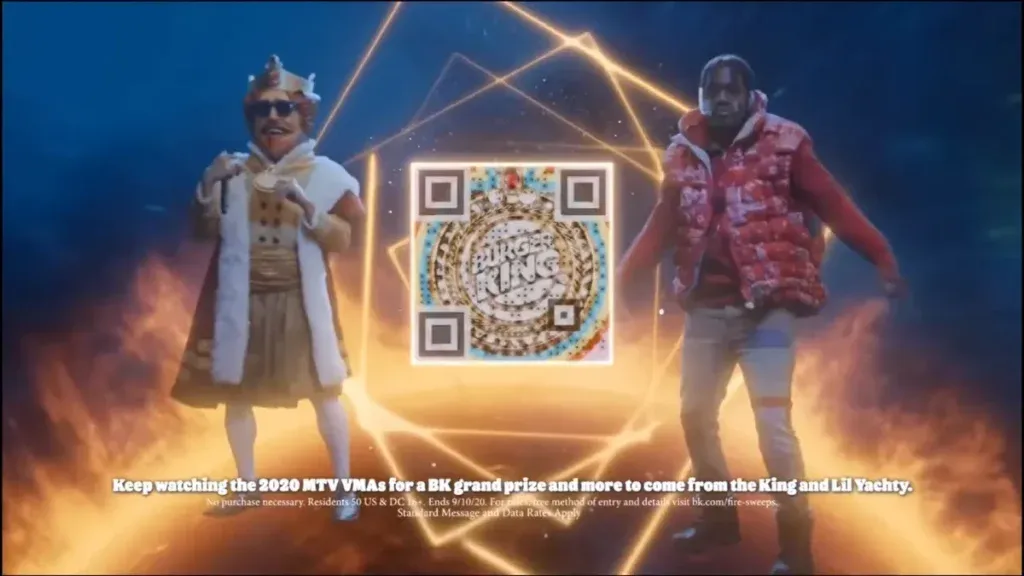 burger king ar qr code example