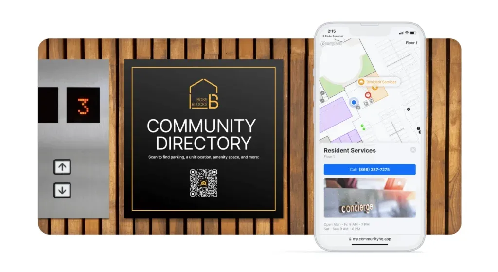 location qr code example