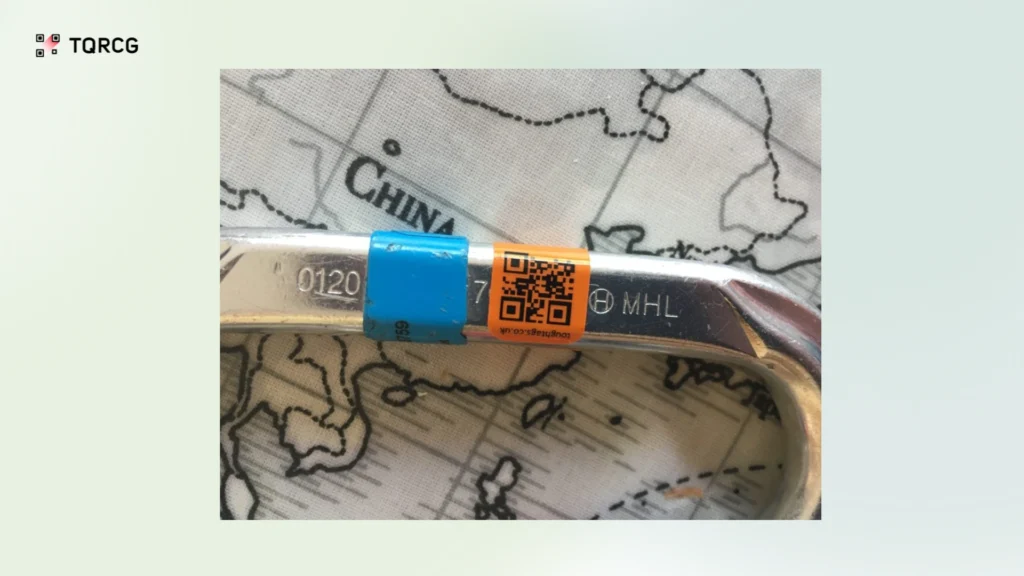 Curved or uneven surfaces distort codes