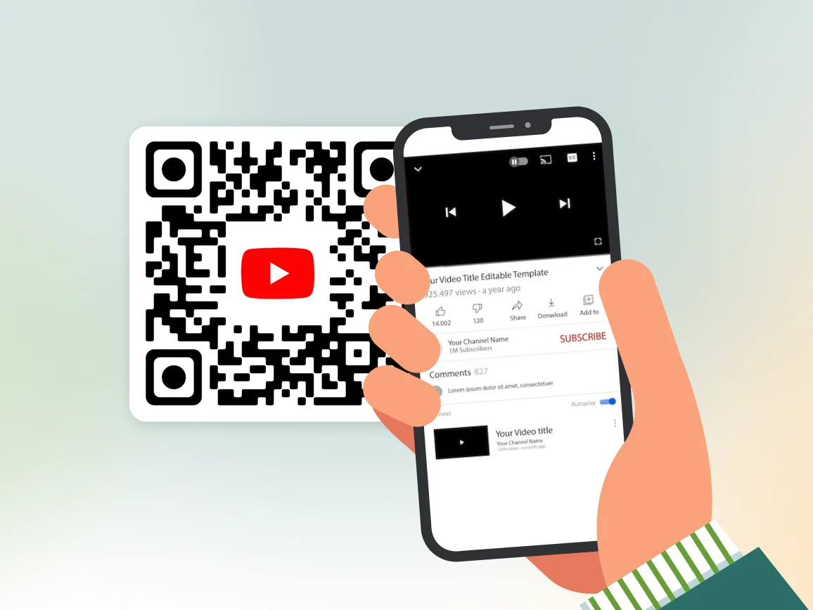 What is a video qr code