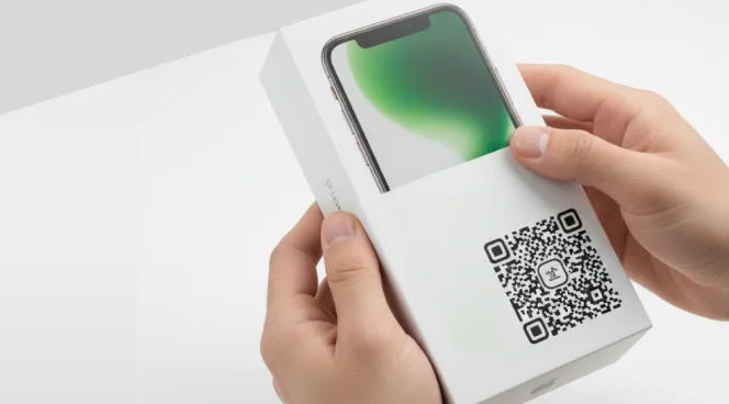 Внешняя сторона упаковочного рукава или коробки