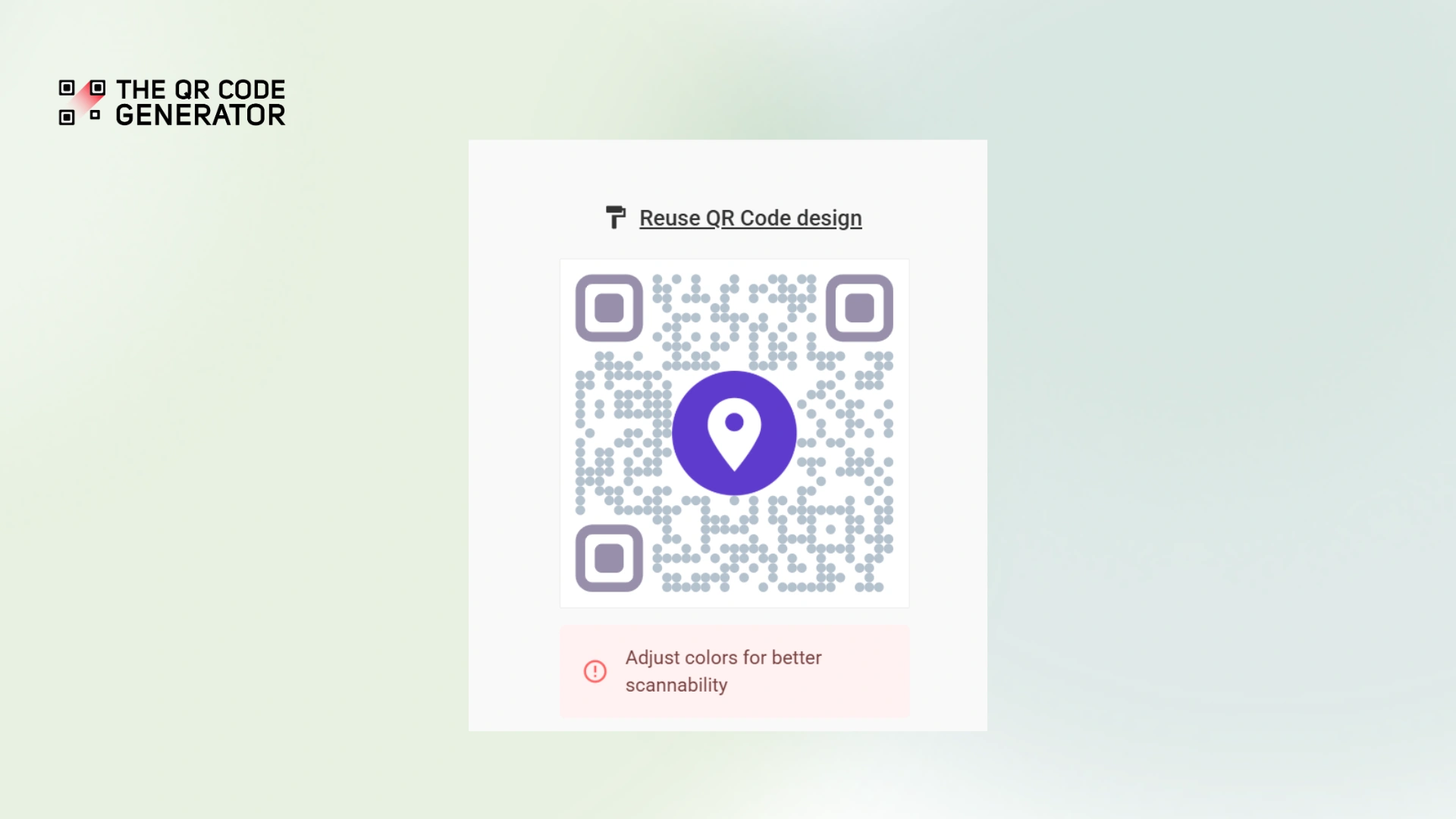 QR Code Generator Pro Tip Example