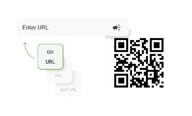 URL being converted to QR Code