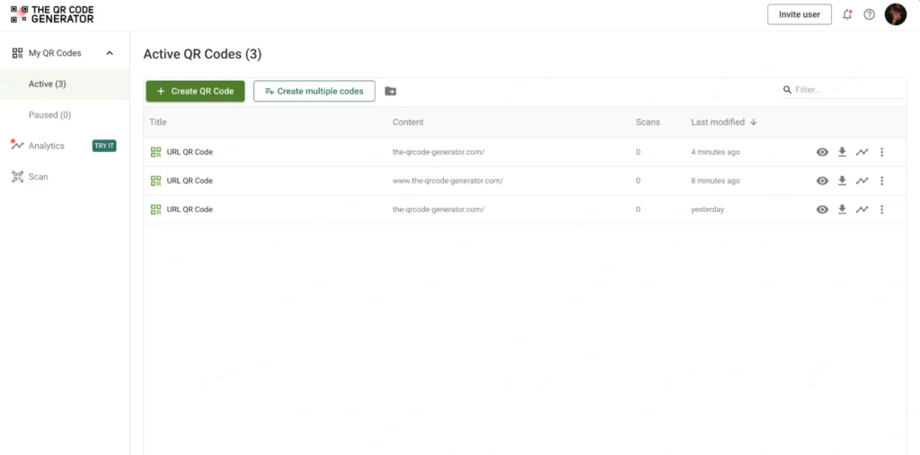 Sign up and start creating
