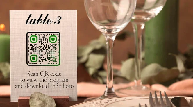 Table numbers and centerpieces