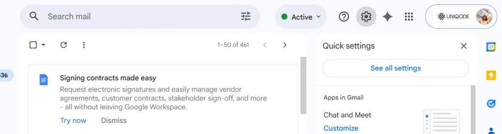QR Code to email signature in Gmail