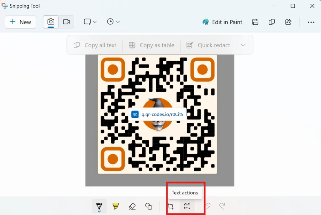 Windows Snipping tool