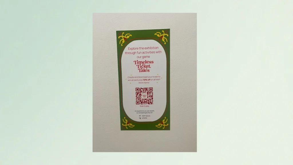 Interactive experience at the MAP museum