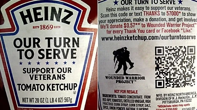 Heinz QR Code example