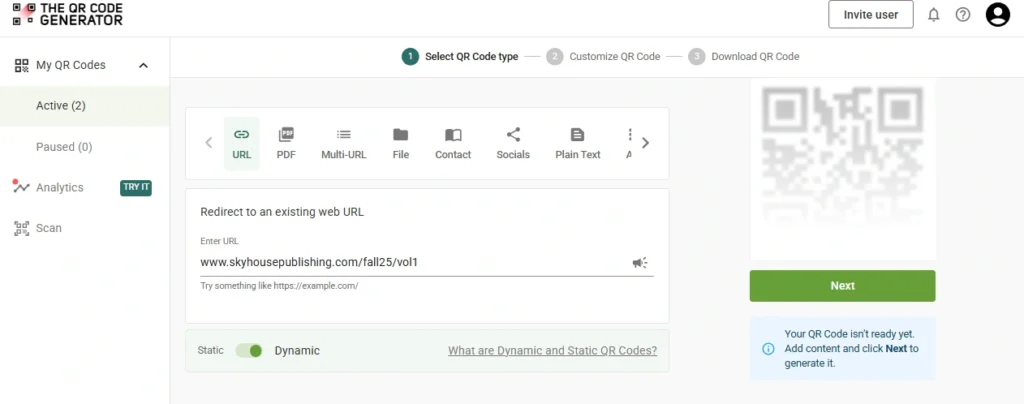 add details for QR Code