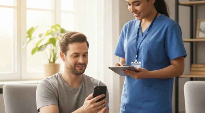 Per il prelievo a domicilio o le visite del flebotomista