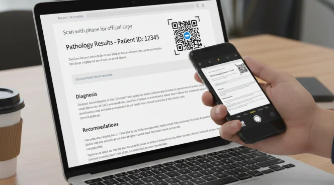 All'interno delle e-mail di consegna dei risultati