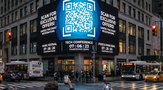 Outdoor billboards and street displays