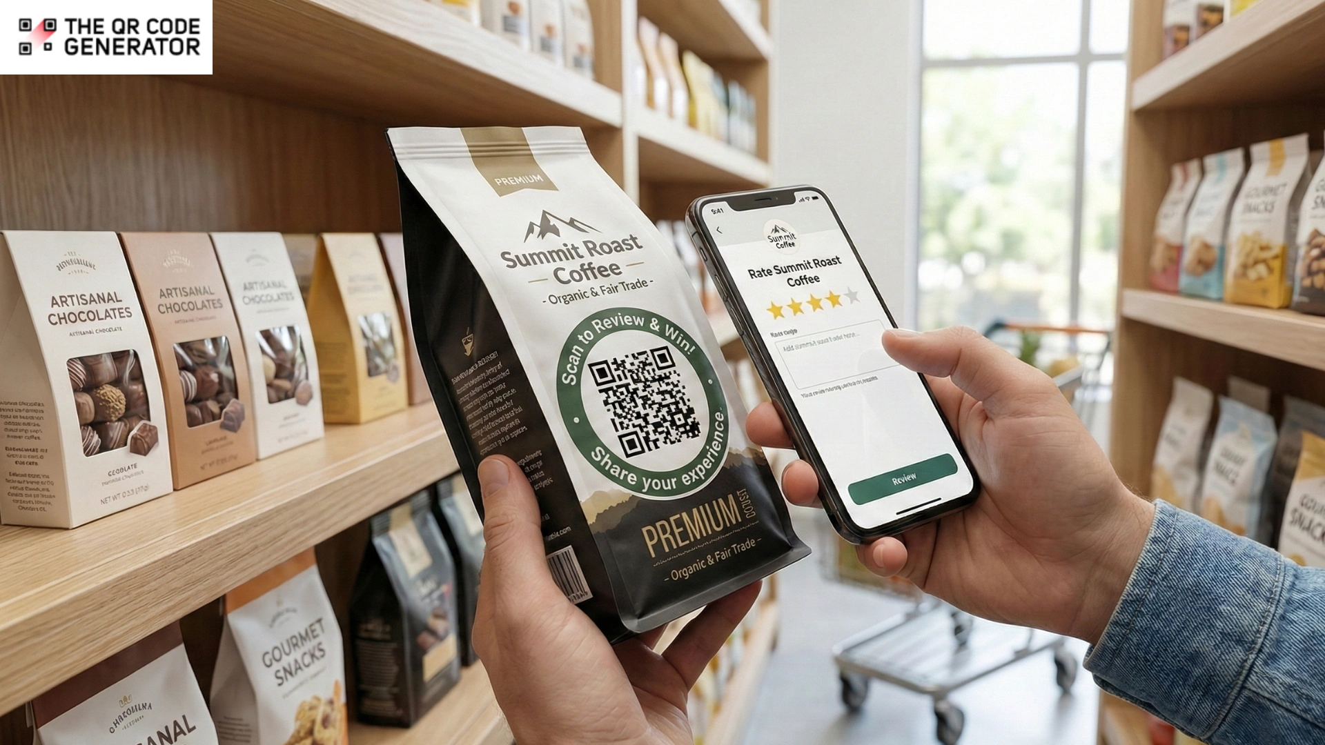 CPG QR Codes for Product Reviews