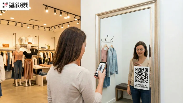 How Businesses Use QR Codes on Mirrors for Engagement