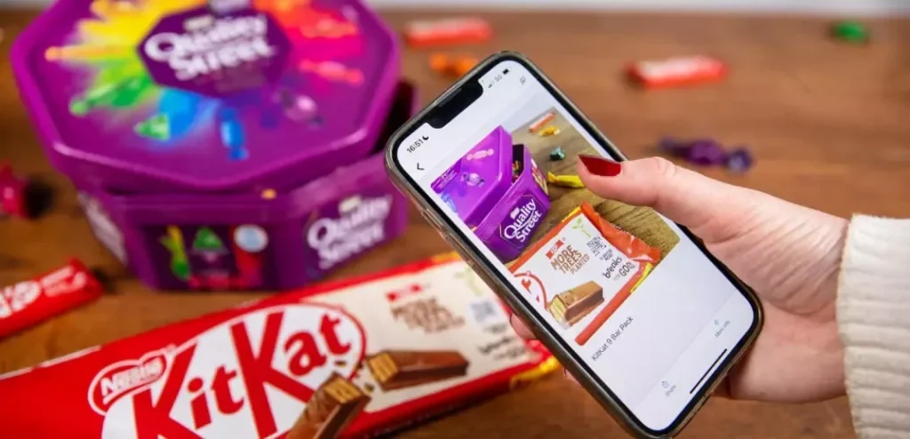 QR Codes on KitKat packaging