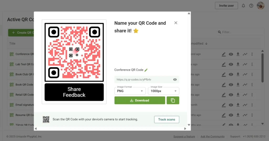 download the QR Code