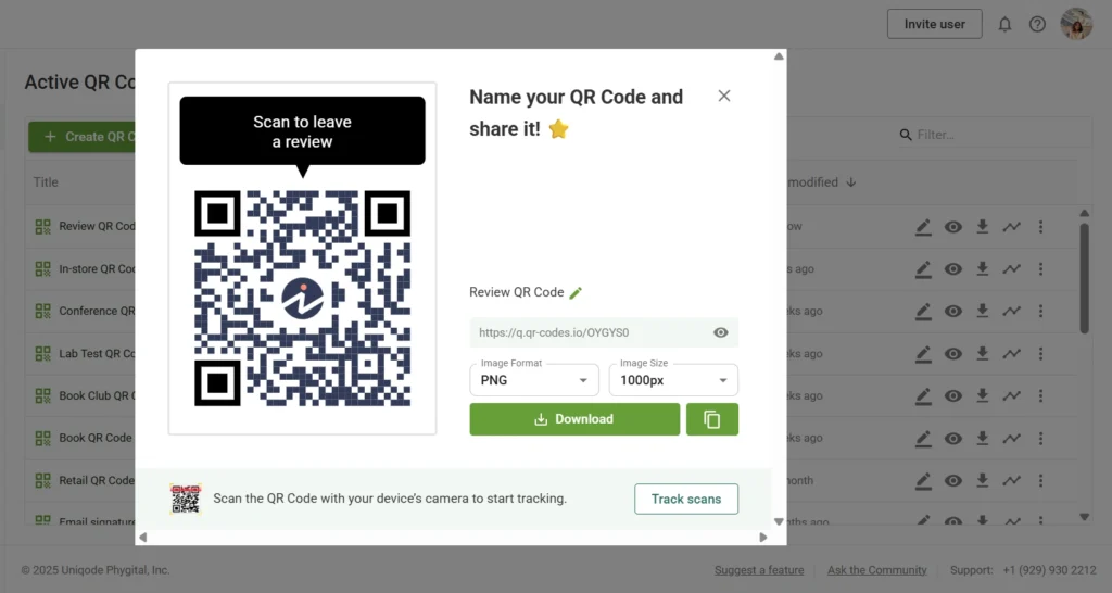 Download the QR Code