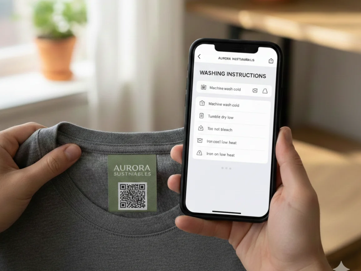 How do QR Codes on clothing work