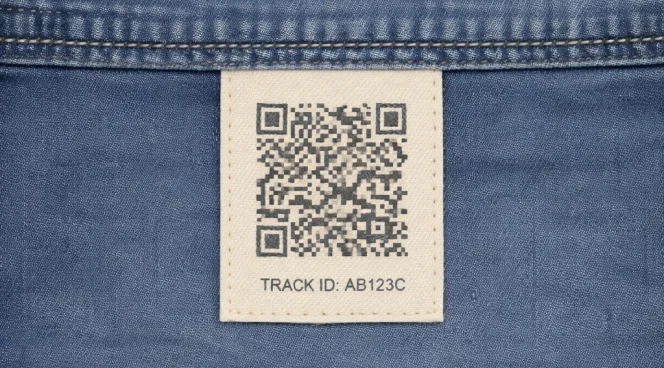 Etichette tessute sulle cuciture