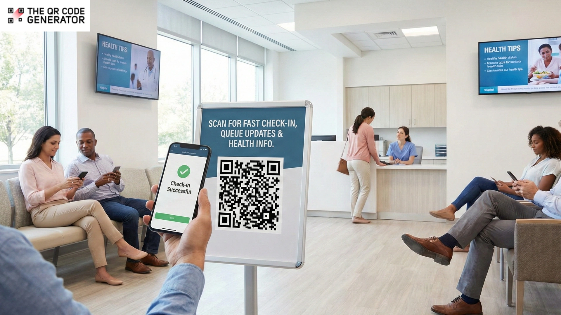 Hospitals QR Codes To Improve Waiting Room