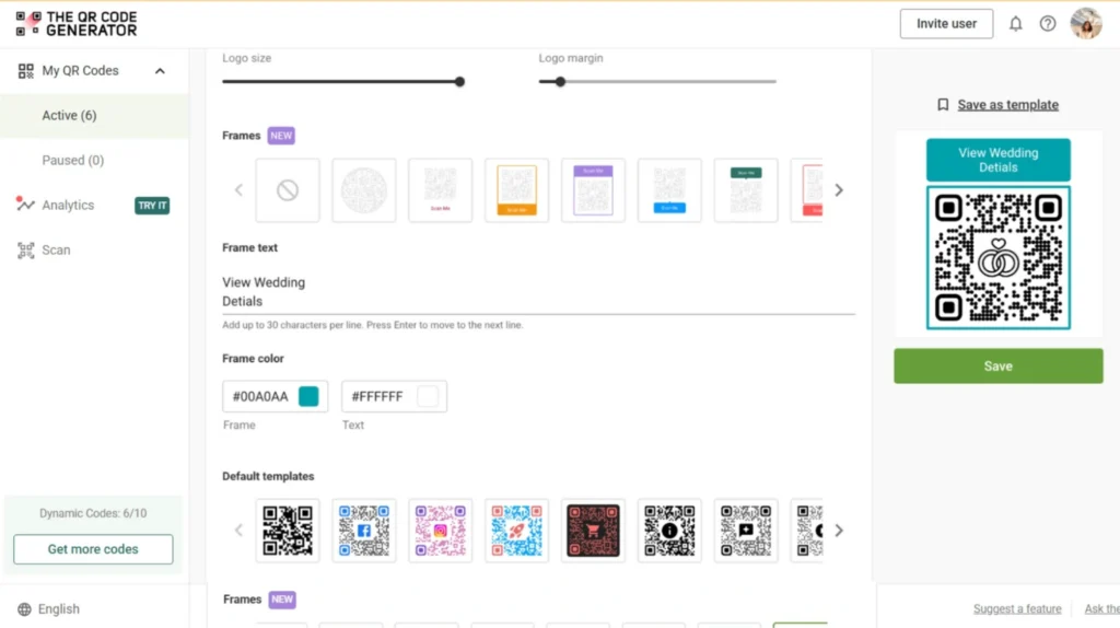 Customize with event theme