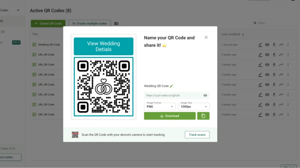 Download the invitation QR Code