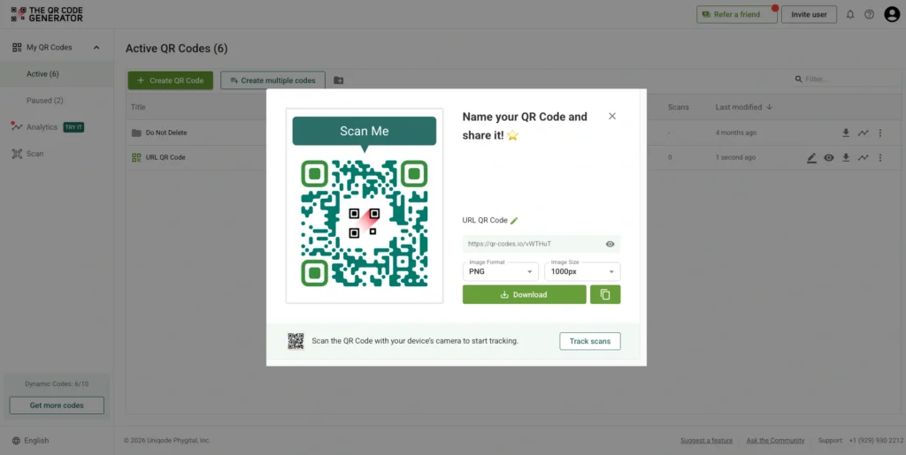 Download the QR Code