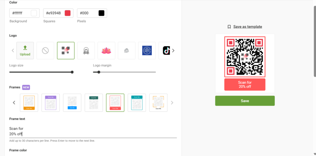 Customize it to match your campaign creative
