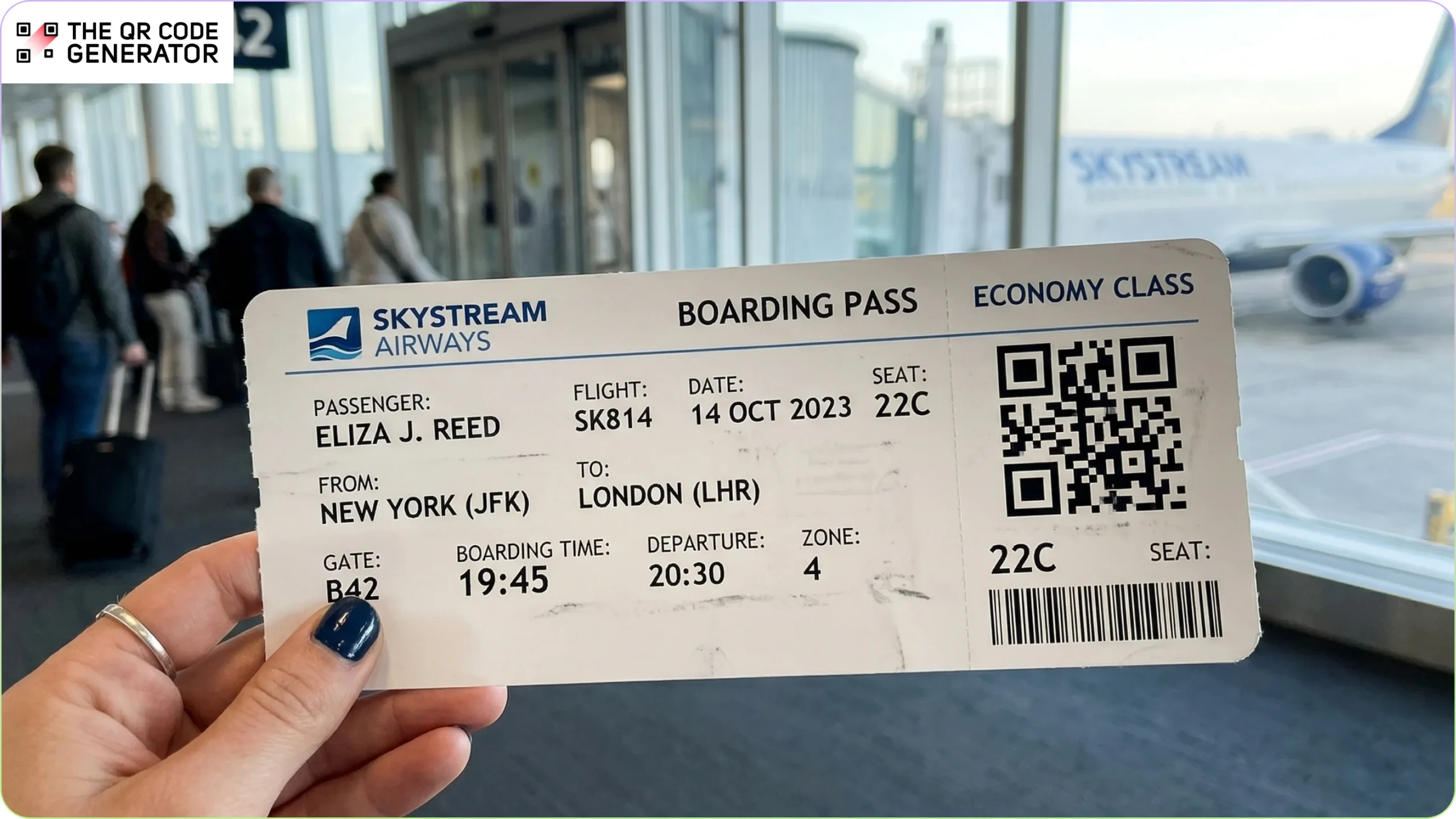 QR Codes for Airline