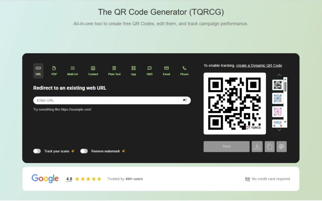 TQRCG widget