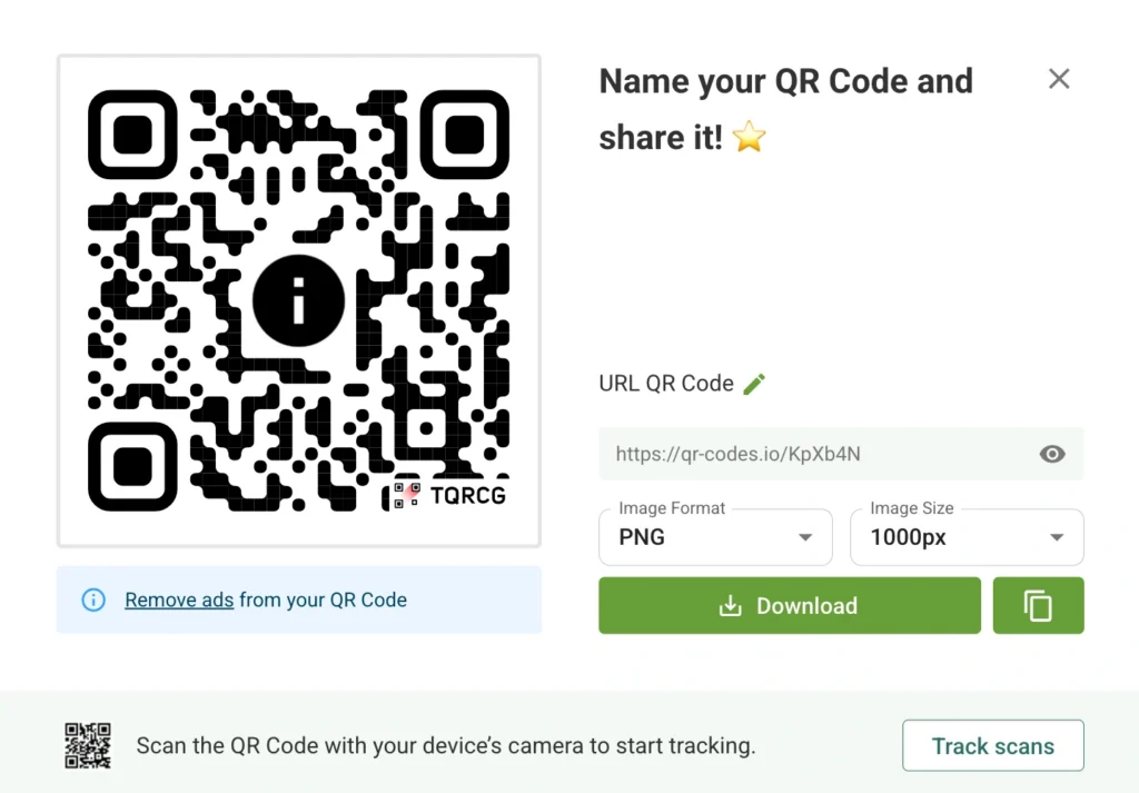 download the QR Code