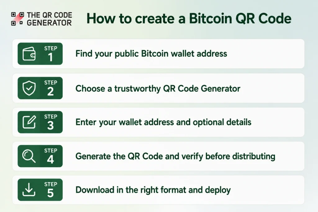 How to create a Bitcoin QR Code