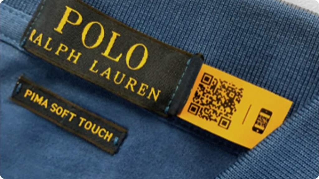 Ralph Lauren QR Code-enabled digital identity